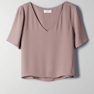 Artzia Babaton Randy Top Size XS in Shadow Mauve